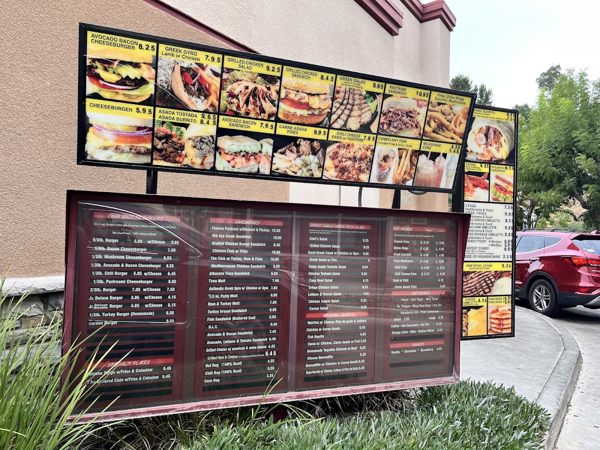 Everest Burgers Menu - Image 4